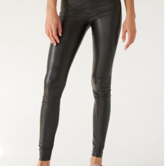 Wilfred Free Skinny Black Faux Leather Leggings - Picture 7 of 9